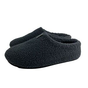 Bombas Sunday Slipper Mule SlipOn Gray Cool Smoke Sherpa Comfort Hardsole Men 10